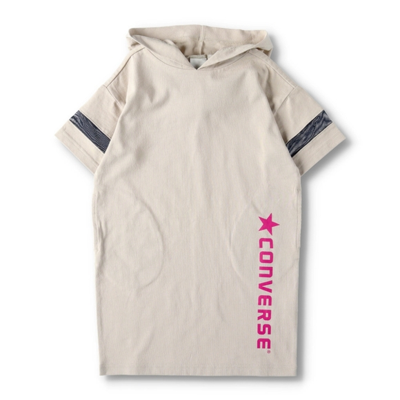3/25 Converse little girl Hooded Dress - Picture 3 of 12